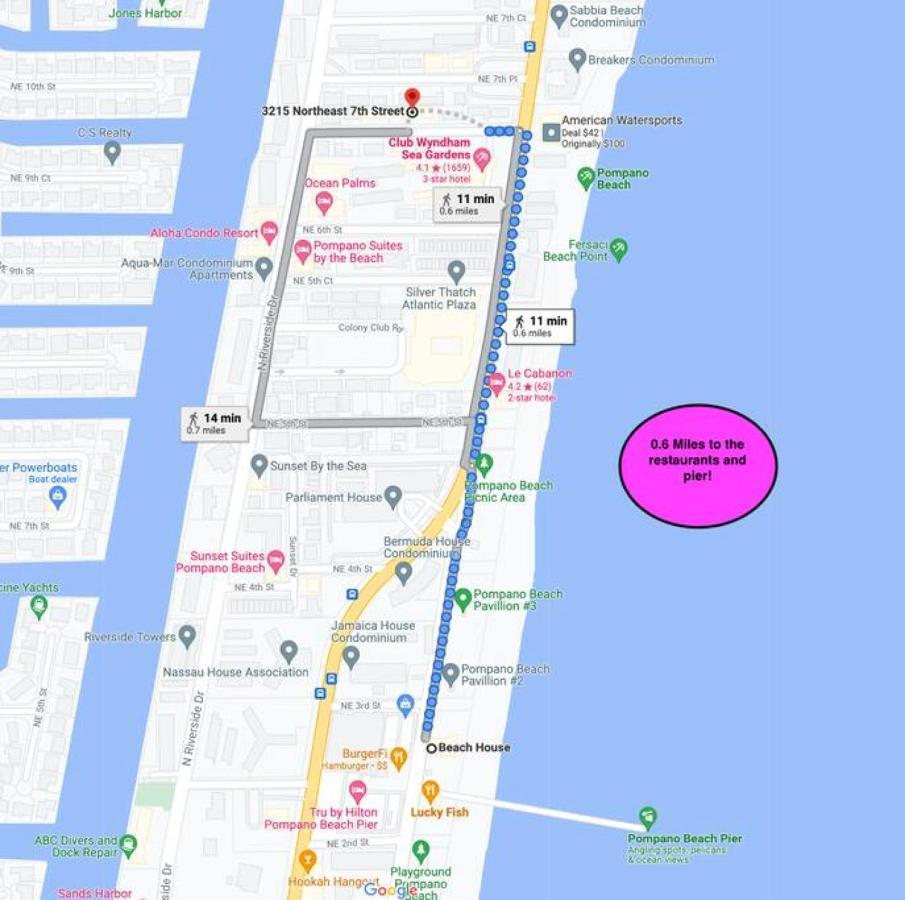 Waves Beach Town Cozy Studio Apartment Pompano Beach Dış mekan fotoğraf